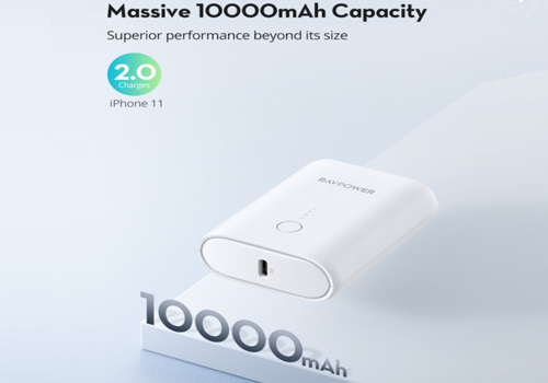 RAVPower 10000mAh PD 18W MFi Power Bannk - White (RP-PB206WHI) 5ce7cf16 1c79 4c5e 8997 5b6b8d2d7c50