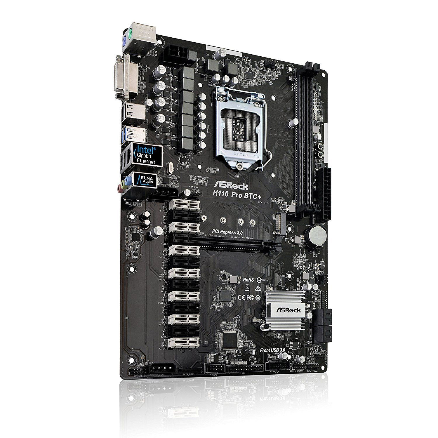 asrock intel h110 pro btc+ crypto