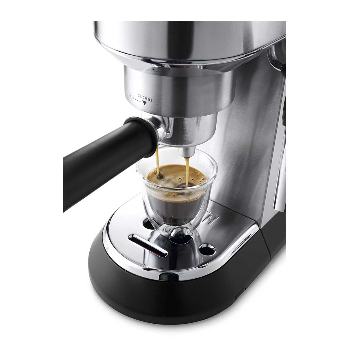 DeLonghi 1300W Dedica Pump Deluxe Espresso - Silver| Blink Kuwait