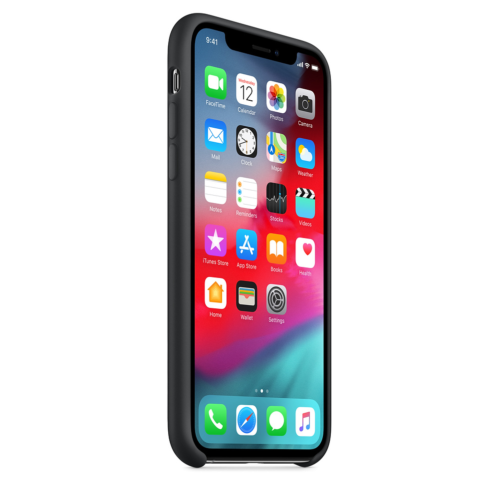 Buy Apple iPhone XS Max Silicone Case Black Online in Kuwait, Best Price at Blink| Blink Kuwait