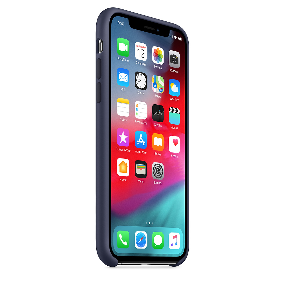 Apple iPhone XS Max Silicone Case - Midnight Blue| Blink Kuwait