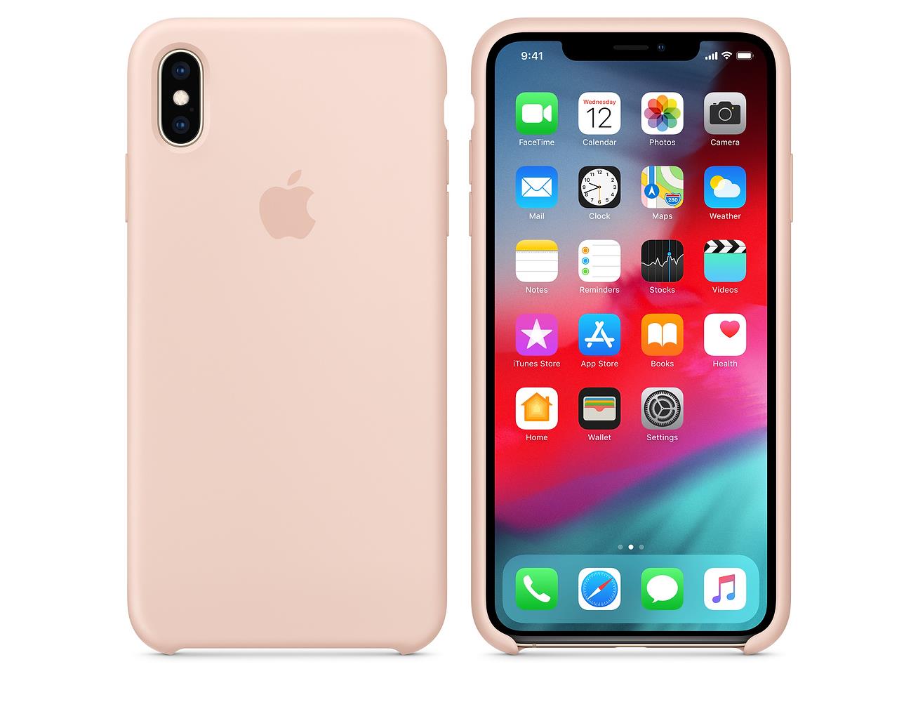 Apple Iphone Xs Max Silicone Case Pink Sand Blink Kuwait 3778