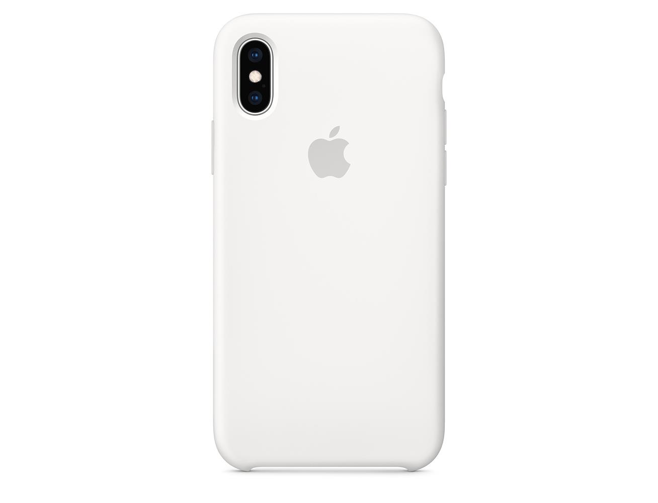 Apple iPhone XS Max Silicone Case - White| Blink Kuwait