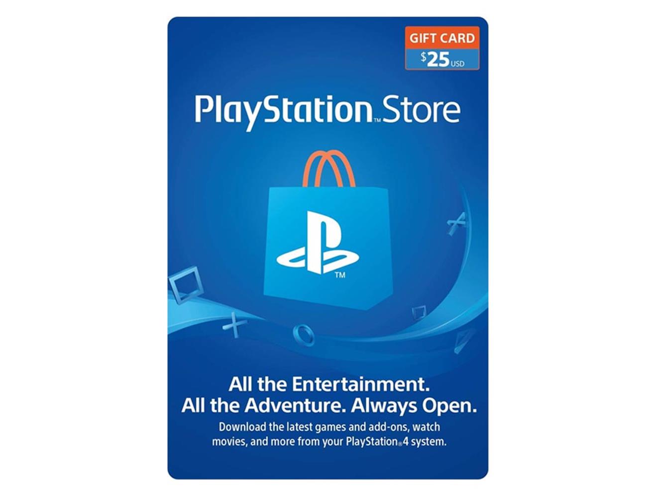 Sony 25 PlayStation Store Gift Card USA Blink Kuwait