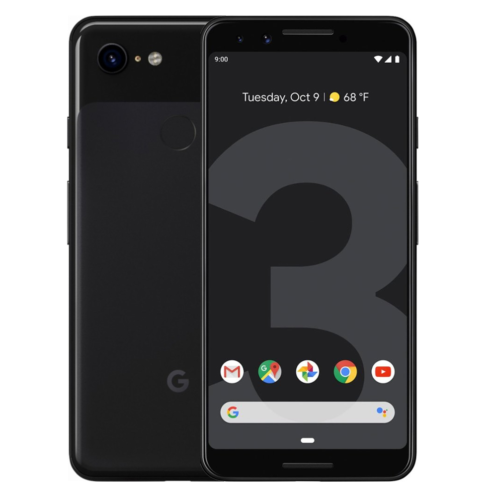 Google Pixel 3 Mobile, 5.5", 4GB RAM, 128GB - Just Black| Blink Kuwait