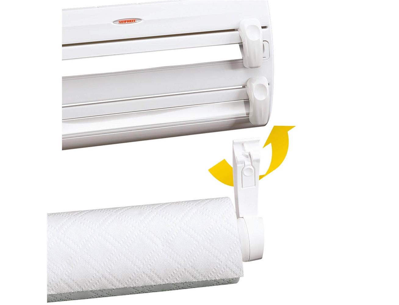 4-In-1 Wall-Mount Paper Towel Holder | Plastic Wrap And ...