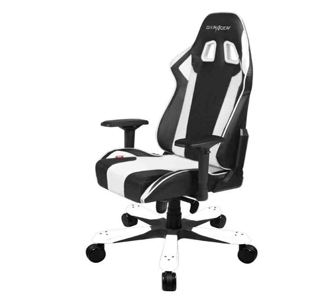 DXRacer King Series PC Gaming Chair White/Black Blink