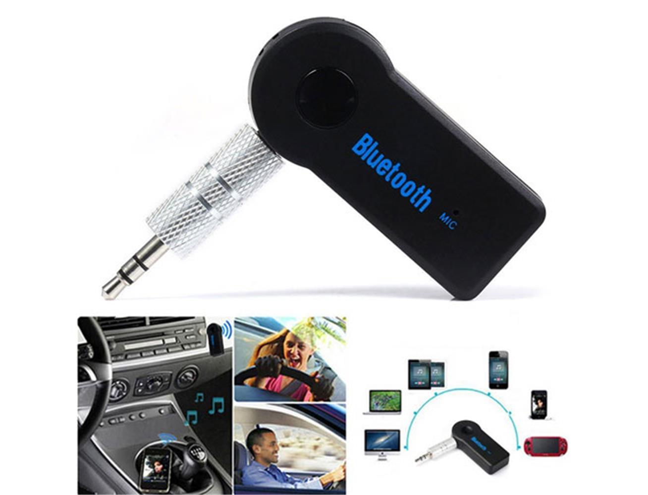 Universal Bluetooth Transmitter 3.5mm Wireless AUX Audio Music Receiver ...