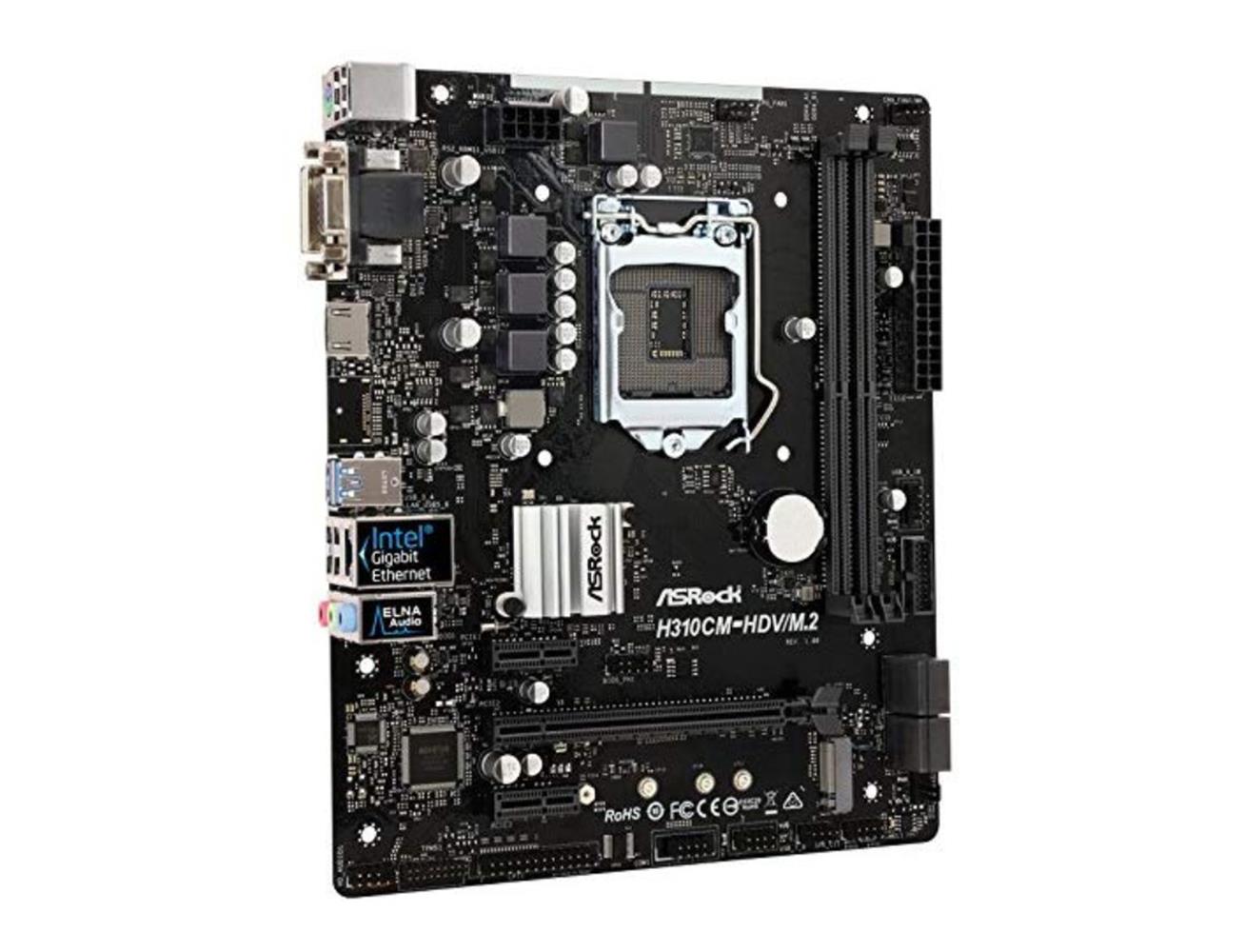 Asrock h610m hdv. Материнская плата ASROCK h310cm-Hdv/m.2. Материнская плата ASROCK h310cm-Hdv, LGA 1151v2, Intel h310c, MATX, Ret.