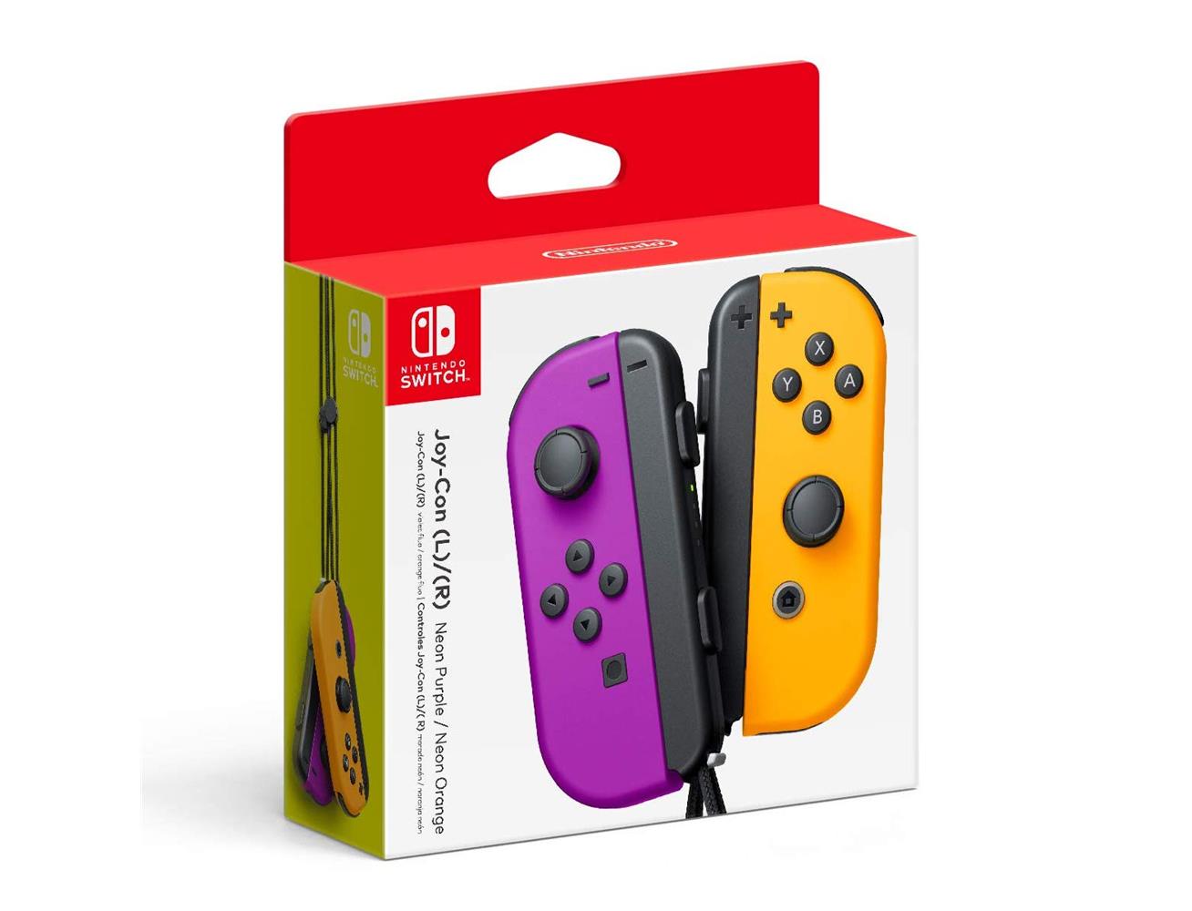 Buy Nintendo Neon Purple/ Neon Orange Joy-Con Switch Online in Kuwait ...