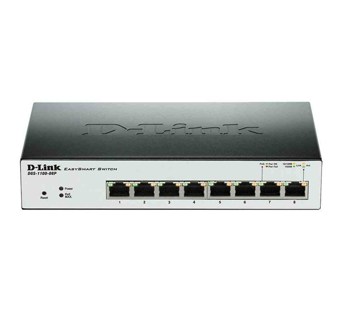 network switch kuwait Port 8 EasySmart D  Switch PoE Blink Ethernet Gigabit Link