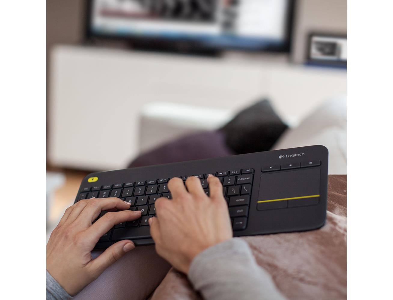 how to connect logitech wireless keyboard to laptop and tv