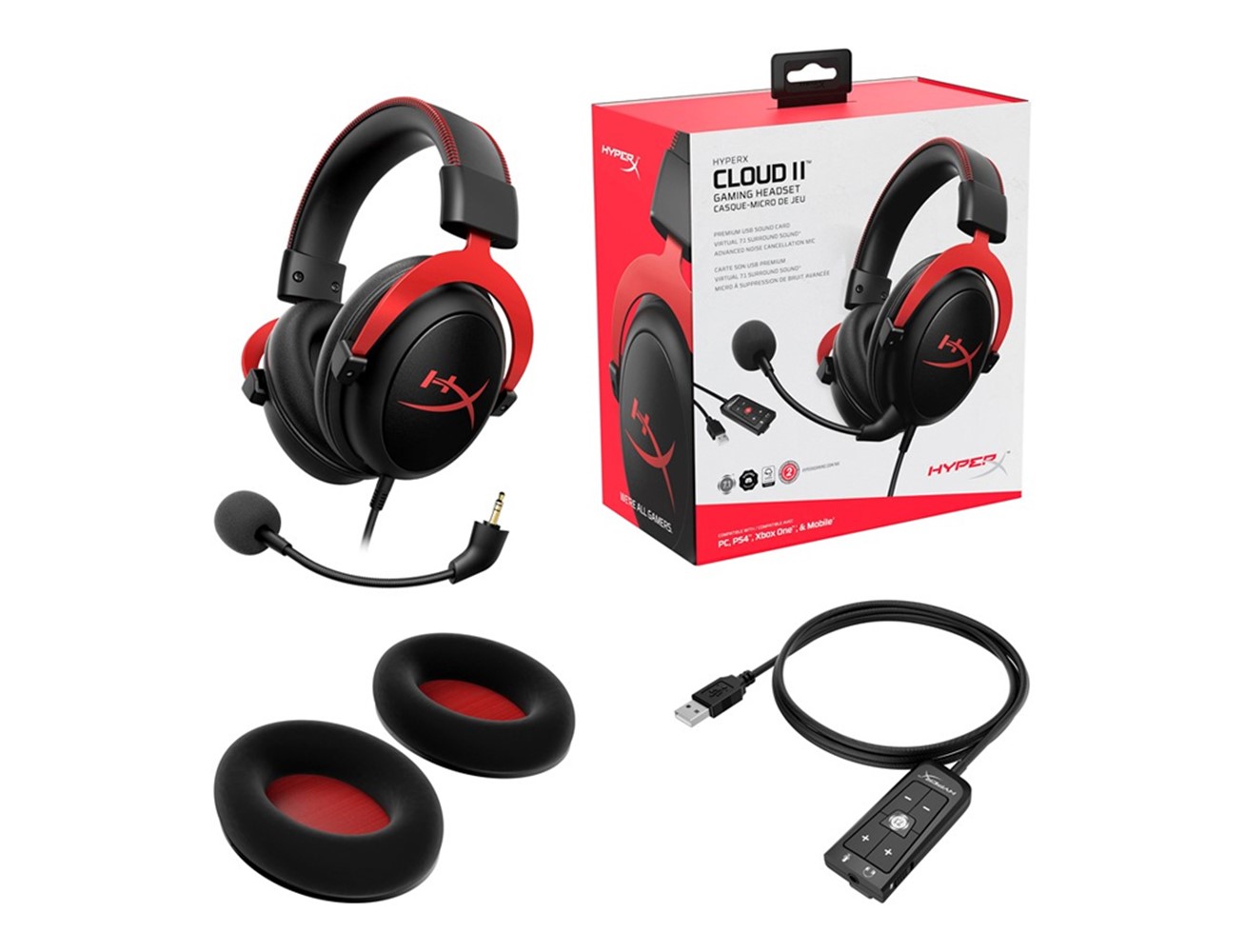 Hyperx 7. HYPERX cloud 2. HYPERX cloud II.