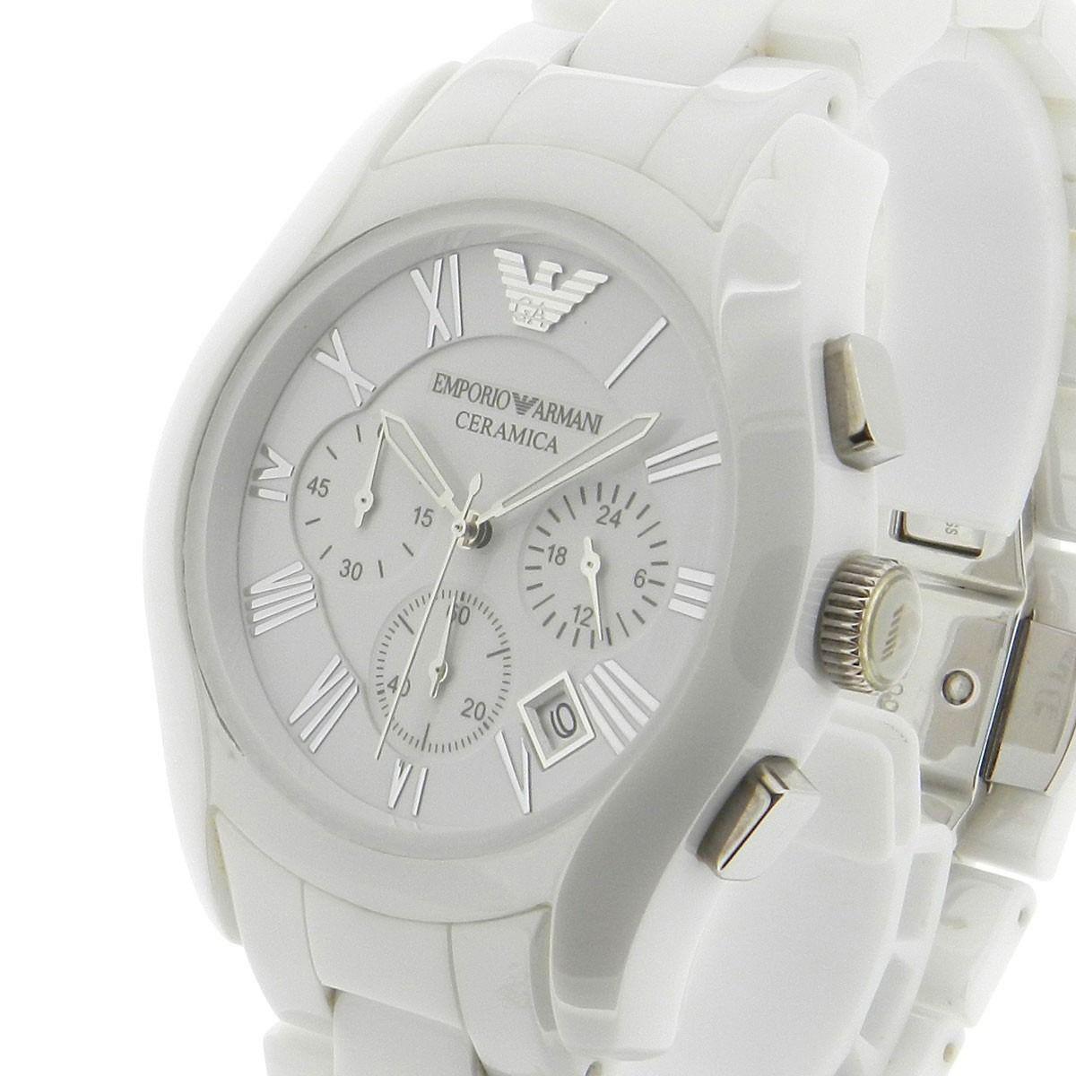 Керамические часы женские Emporio Armani белые ar1403