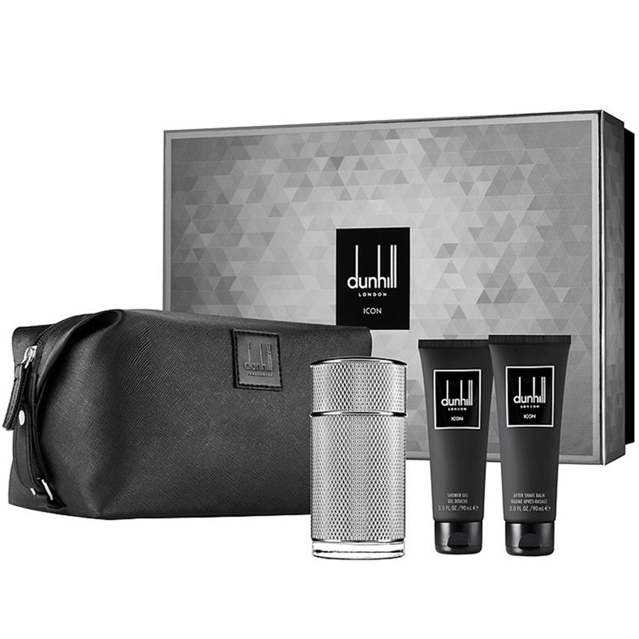 Dunhill Icon EDP 100 ml Set + Shower Gel 90 ml + After Shave 90 ml ...